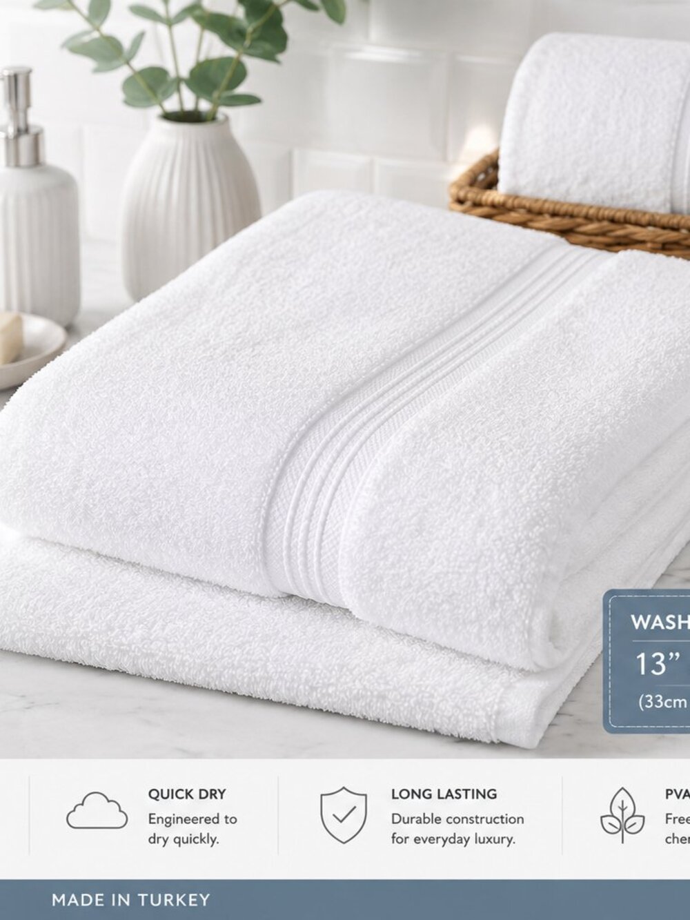 Croscill Adana Ultra Soft Turkish Towel , size 13 x 13